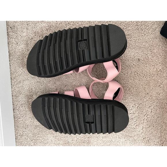 Dr Martens Womens Blaire Cambridge Fisherman Leather Sandals Pink Womens Size 6 - Picture 8 of 10